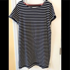 👗 Nautical short sleeve jersey dress